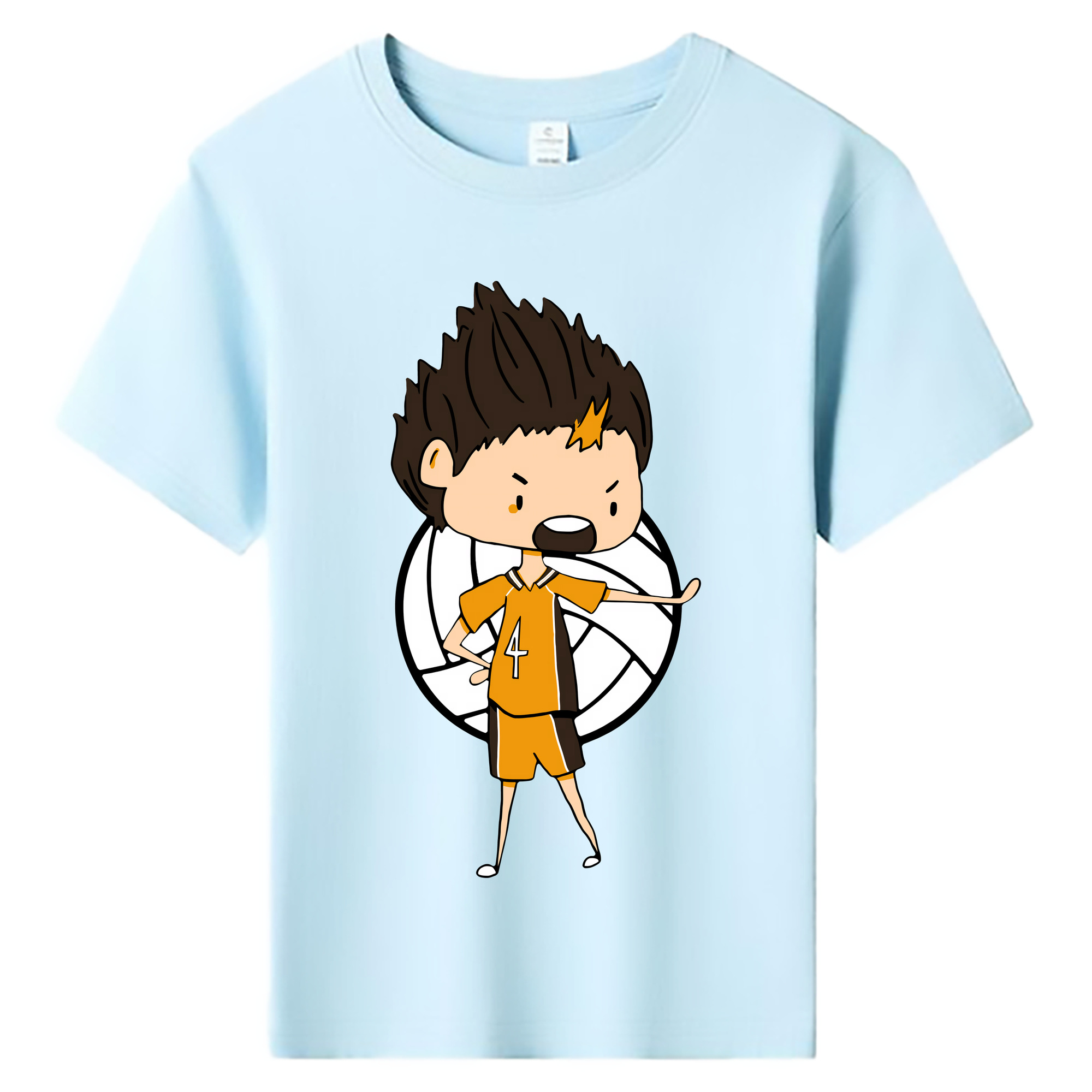 （画像用） ハイキュー!! Haikyu!! 綿100％キッズTシャツ（フロントプリント）